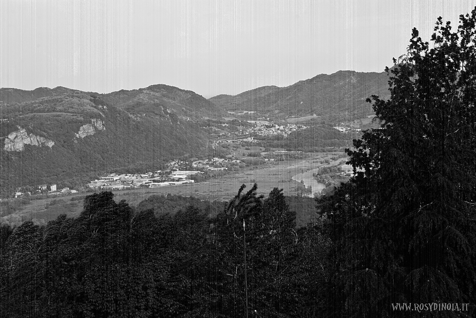 visuale vallata da Consonno